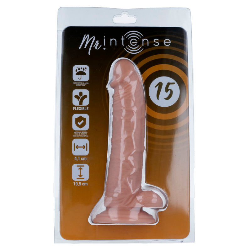 MR INTENSE - 15 PENE REALISTICO 19.5 CM -O- 4.1 CM