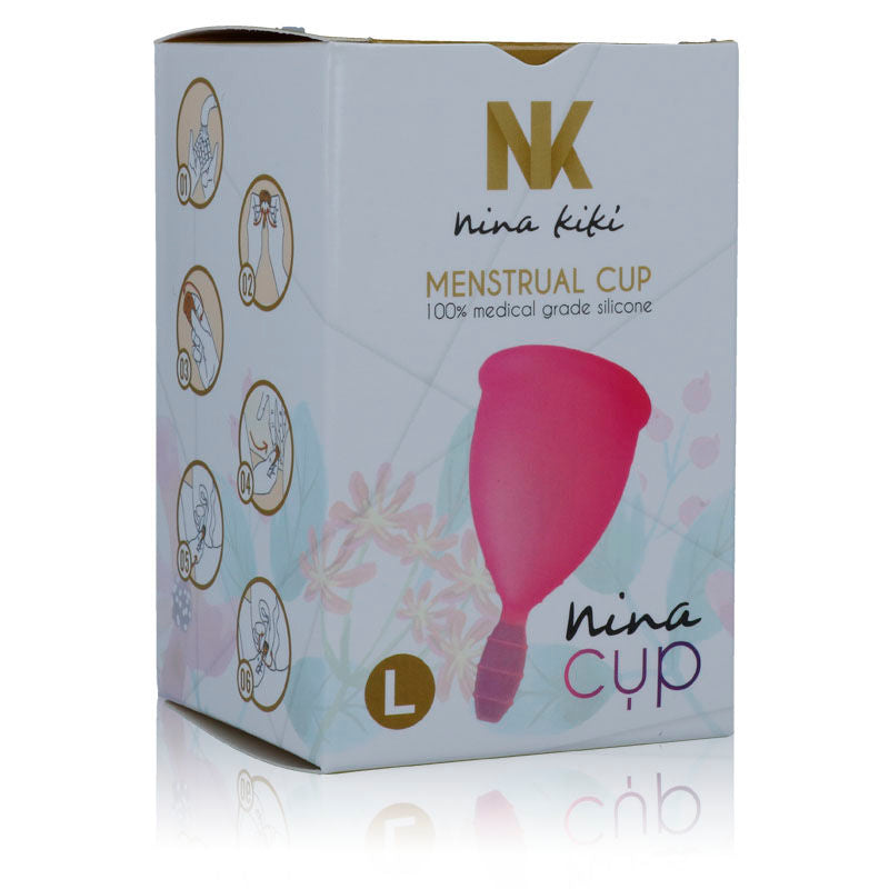 NINA KIKÍ - COPA MENSTRUAL ROSA - TALLA L