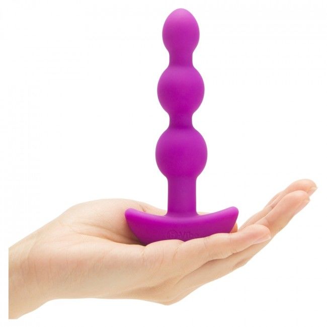 B-VIBE - TRIPLET ANAL CONTROL REMOTO BEADS ROSA