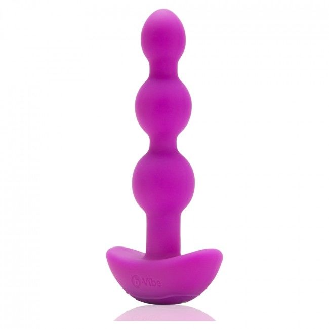 B-VIBE - TRIPLET ANAL CONTROL REMOTO BEADS ROSA