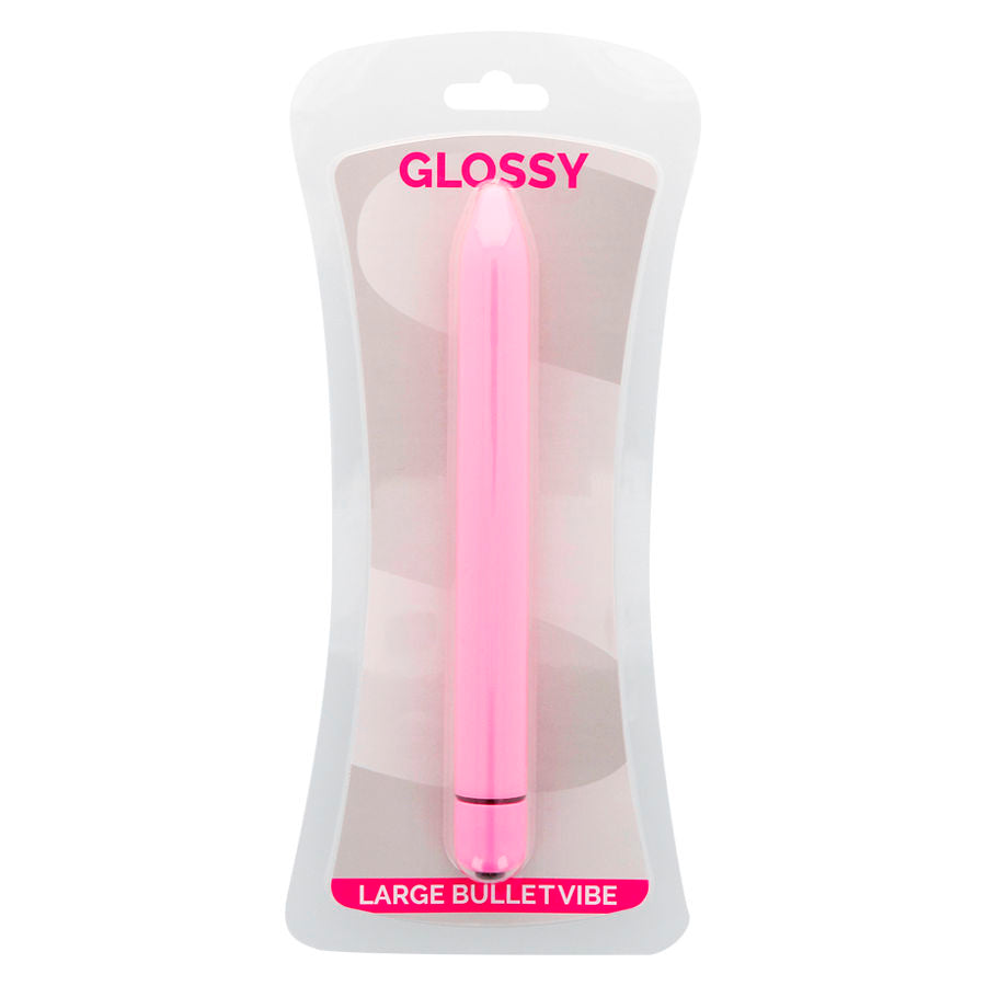 GLOSSY - SLIM VIBRADOR ROSA