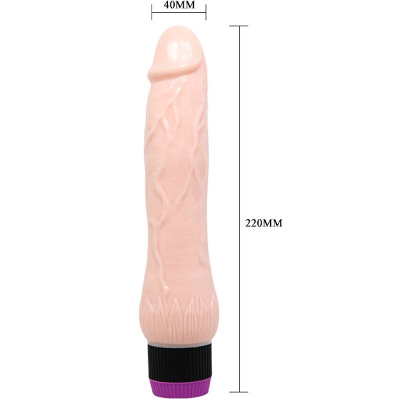 BAILE - ADOUR CLUB VIBRADOR REALISTICO BASE ANCHA 22 CM