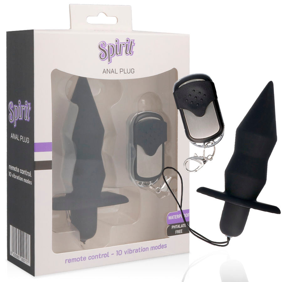 SPIRIT - PLUG ANAL CONTROL REMOTO NEGRO