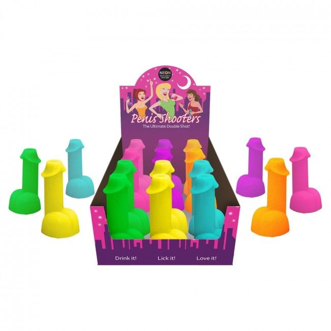 KHEPER GAMES - NEON CHUPITOS FORMA PENE 1 UNIDAD (COLOR ALEATORIO)