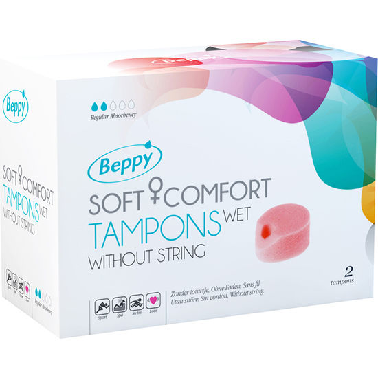 BEPPY - TAMPONES LUBRICADOS 2 UDS