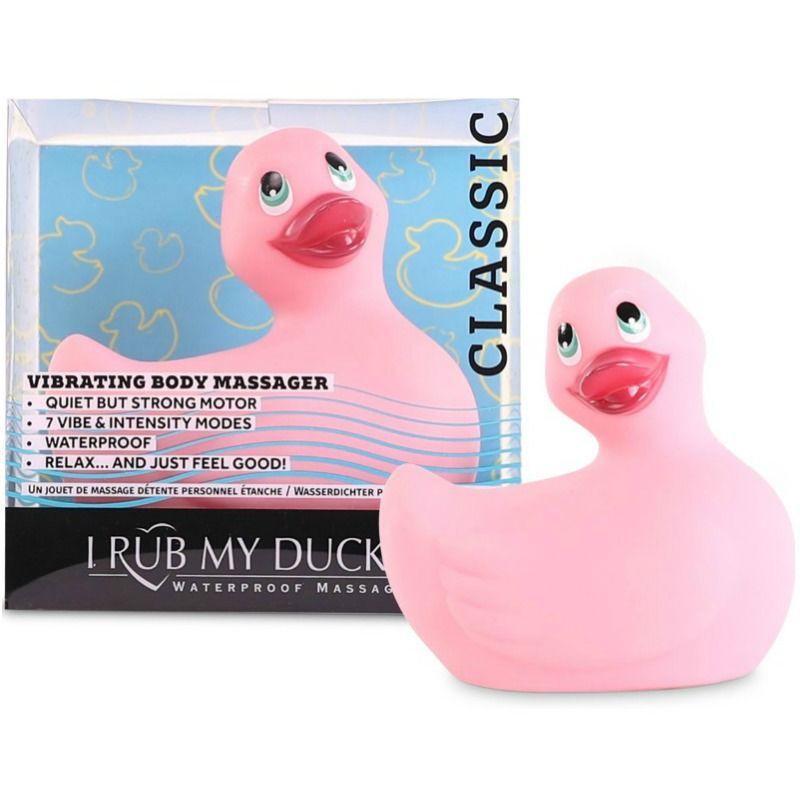 BIG TEASE TOYS - I RUB MY DUCKIE CLASSIC PATO VIBRADOR ROSA