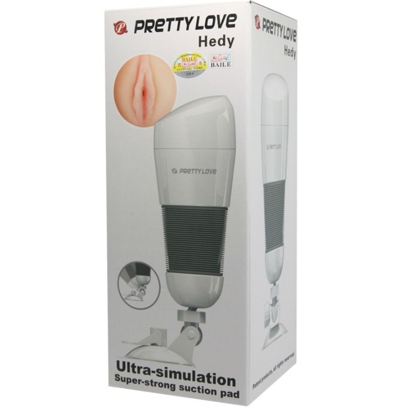 PRETTY LOVE - HEDY MASTURBADOR BLANCO VAGINA