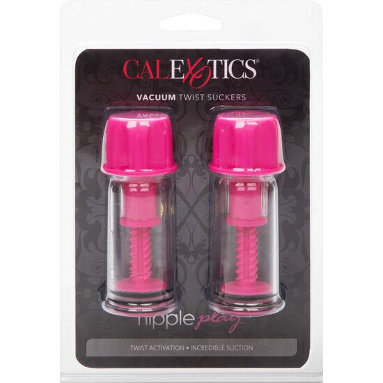 CALEXOTICS - VACCUM TWIST SUCCIONADORES PEZONES ROSA