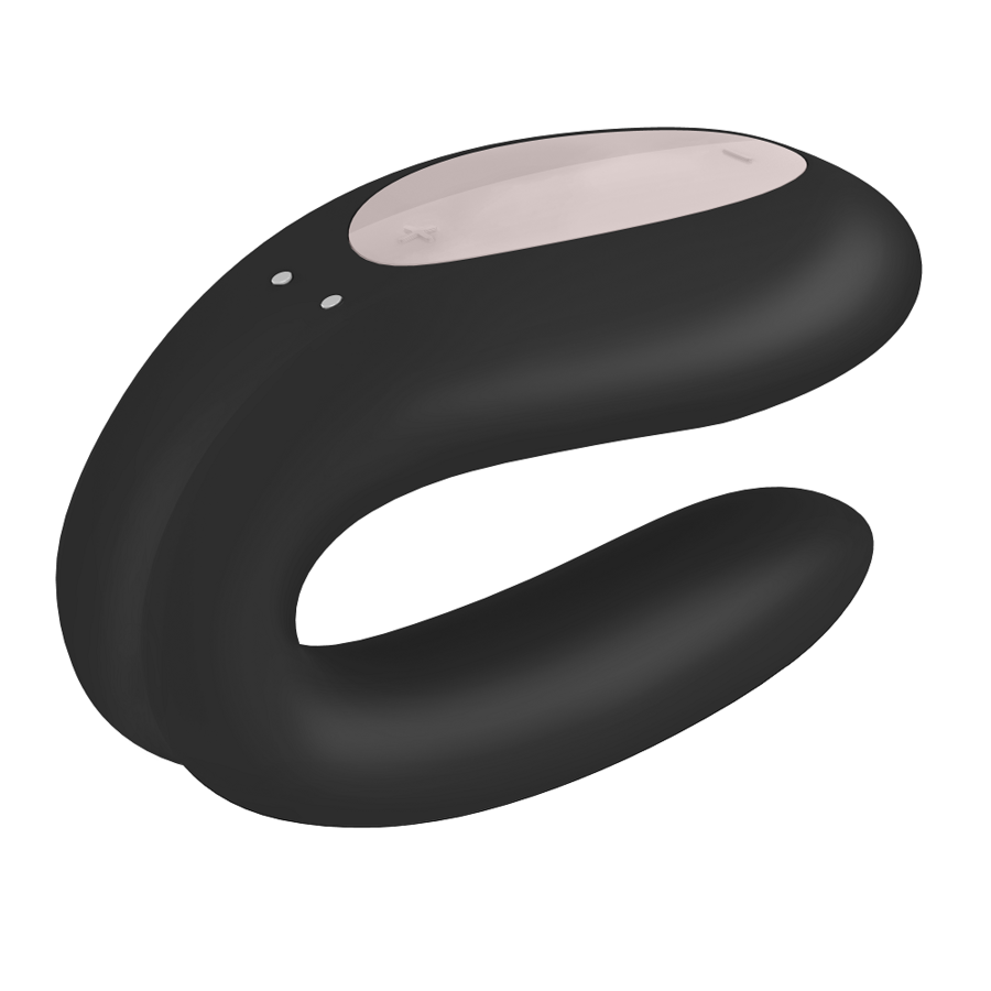 SATISFYER - DOUBLE JOY CON APP ORO NEGRO