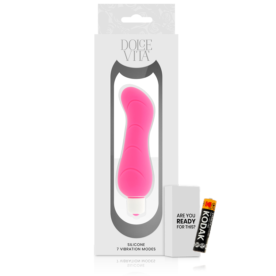 DOLCE VITA - G-SPOT VIBRADOR SILICONA ROSA