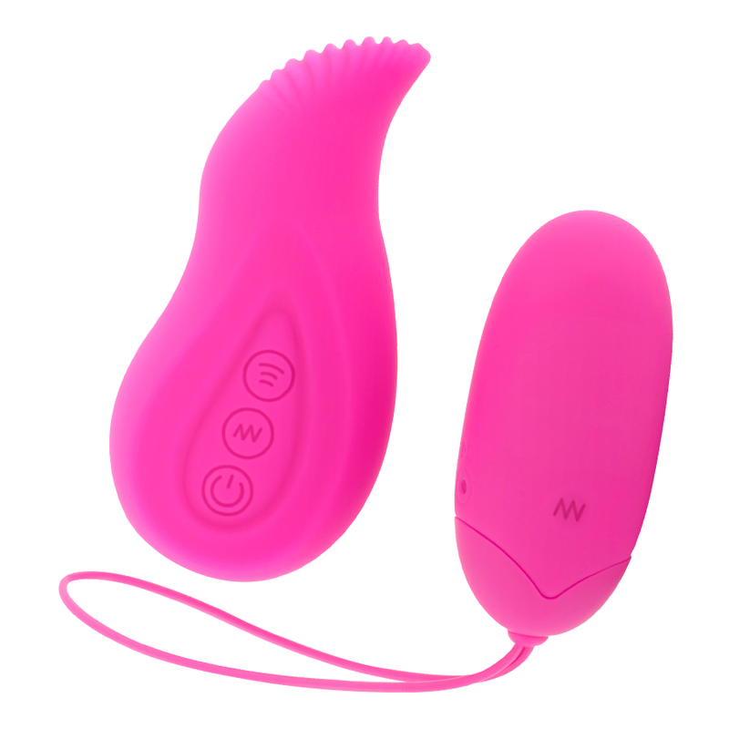 MORESSA - EDGAR SET DUO HUEVO REMOTO Y MANDO CON VIBRACION INCORPORADA PREMIUM SILICONE CONTROL REMOTO