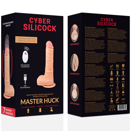 CYBER SILICOCK - REALISTICO CONTROL REMOTO MASTER HUCK 20.9 CM -O- 4 CM