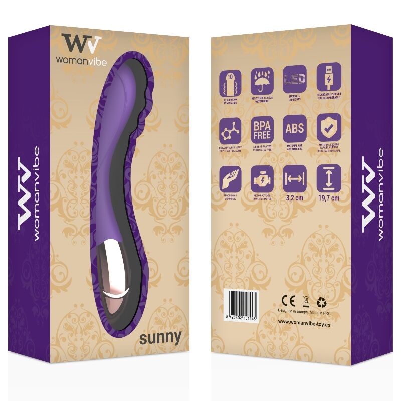 WOMANVIBE - SUNNY VIBRADOR RECARGABLE SILICONA