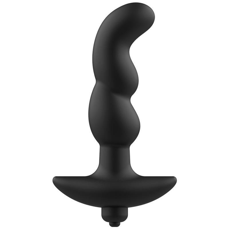 ADDICTED TOYS - MASAJEADOR ANAL CON VIBRACIÓN NEGRO MODELO 2