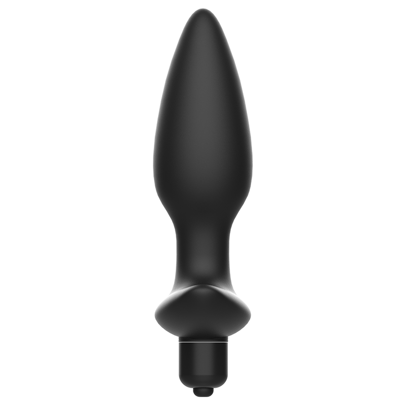 ADDICTED TOYS - MASAJEADOR PLUG ANAL CON VIBRACIÓN NEGRO